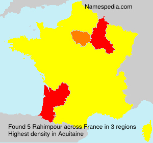 Surname Rahimpour in France Surname Rahimpour in France