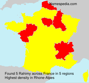 Surname Rahimy in France Surname Rahimy in France