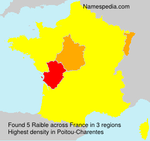 Surname Raible in France Surname Raible in France