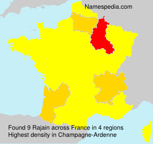 Surname Rajain in France Surname Rajain in France