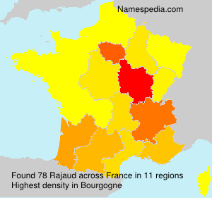 Surname Rajaud in France Surname Rajaud in France