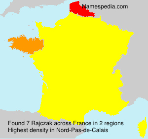 Surname Rajczak in France Surname Rajczak in France