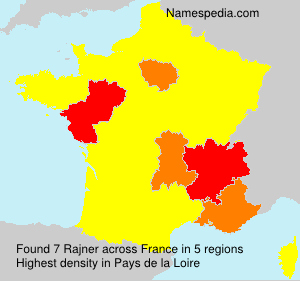 Surname Rajner in France Surname Rajner in France