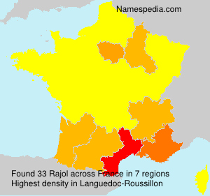 Surname Rajol in France Surname Rajol in France