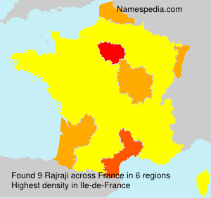 Surname Rajraji in France Surname Rajraji in France