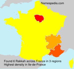 Surname Rakkah in France Surname Rakkah in France