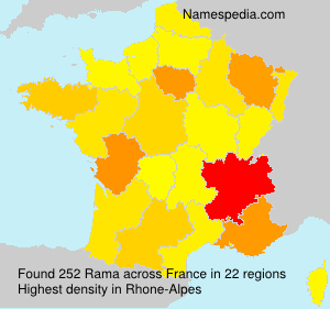Surname Rama in France Surname Rama in France