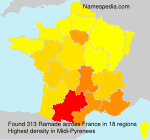Surname Ramade in France Surname Ramade in France