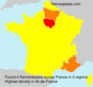 Surname Ramambasoa in France Surname Ramambasoa in France