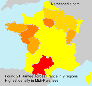 Surname Ramee in France Surname Ramee in France