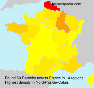 Surname Ramelot in France Surname Ramelot in France