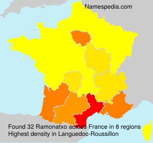 Surname Ramonatxo in France Surname Ramonatxo in France