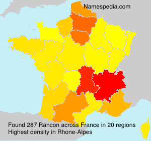 Surname Rancon in France Surname Rancon in France