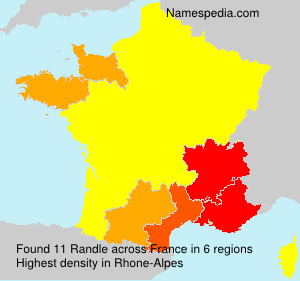 Surname Randle in France
