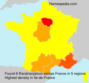 Surname Randrianjatovo in France Surname Randrianjatovo in France
