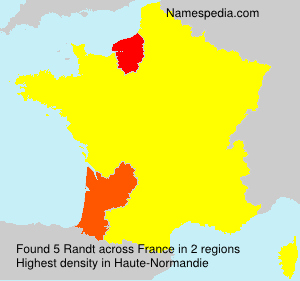 Surname Randt in France Surname Randt in France
