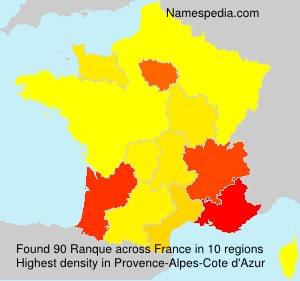Surname Ranque in France Surname Ranque in France