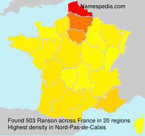 Surname Ranson in France Surname Ranson in France