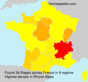 Surname Rappo in France Surname Rappo in France