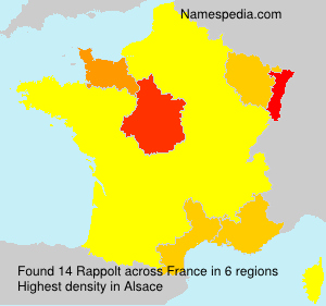 Surname Rappolt in France Surname Rappolt in France