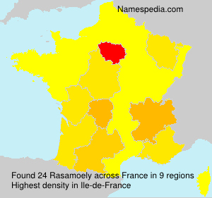 Surname Rasamoely in France Surname Rasamoely in France
