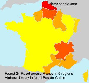 Surname Raset in France Surname Raset in France