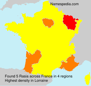 Surname Rasia in France Surname Rasia in France