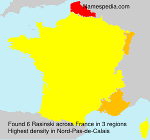Surname Rasinski in France Surname Rasinski in France