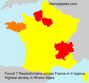 Surname Rasolofoniaina in France Surname Rasolofoniaina in France