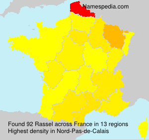 Surname Rassel in France Surname Rassel in France