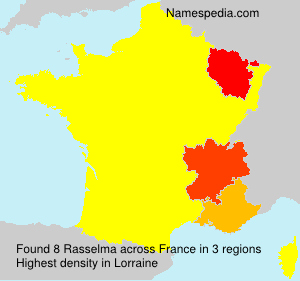 Surname Rasselma in France Surname Rasselma in France