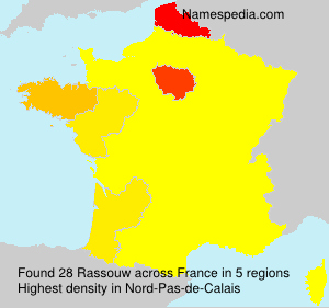 Surname Rassouw in France Surname Rassouw in France