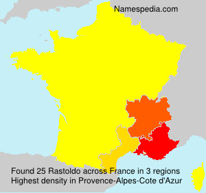Surname Rastoldo in France Surname Rastoldo in France