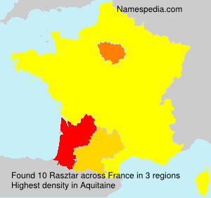 Surname Rasztar in France Surname Rasztar in France