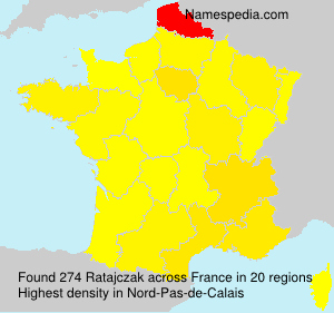 Surname Ratajczak in France Surname Ratajczak in France