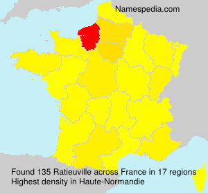 Surname Ratieuville in France Surname Ratieuville in France