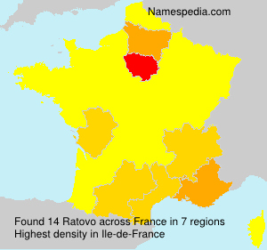 Surname Ratovo in France Surname Ratovo in France