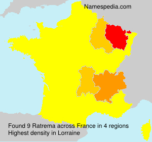 Surname Ratrema in France Surname Ratrema in France