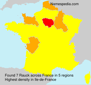 Surname Rauck in France Surname Rauck in France