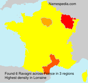 Surname Ravagni in France