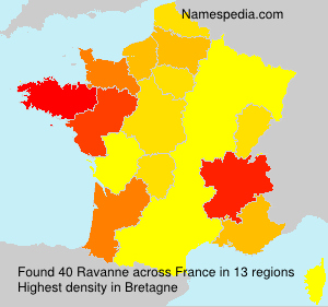 Surname Ravanne in France Surname Ravanne in France