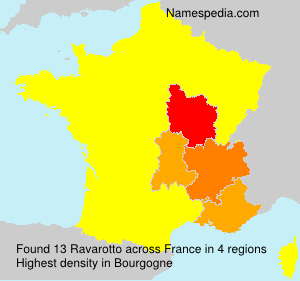 Surname Ravarotto in France Surname Ravarotto in France