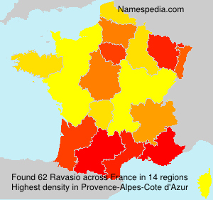 Surname Ravasio in France Surname Ravasio in France