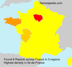 Surname Rawicki in France Surname Rawicki in France