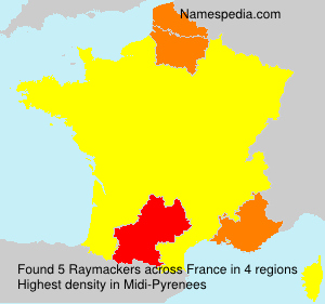 Surname Raymackers in France Surname Raymackers in France