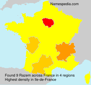 Surname Razem in France Surname Razem in France