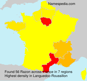 Surname Razon in France Surname Razon in France
