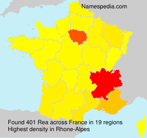 Surname Rea in France Surname Rea in France