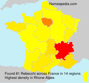 Surname Rebecchi in France Surname Rebecchi in France