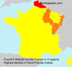 Surname Rebold in France Surname Rebold in France